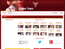 Tablet Screenshot of eagles-team.com